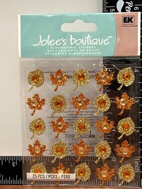 Jolees Boutique FALL LEAVES 50-20424 Dimensional Stickers EMBELLISHMENT